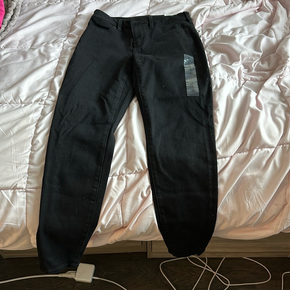 Black American Eagle high-rise jeggings